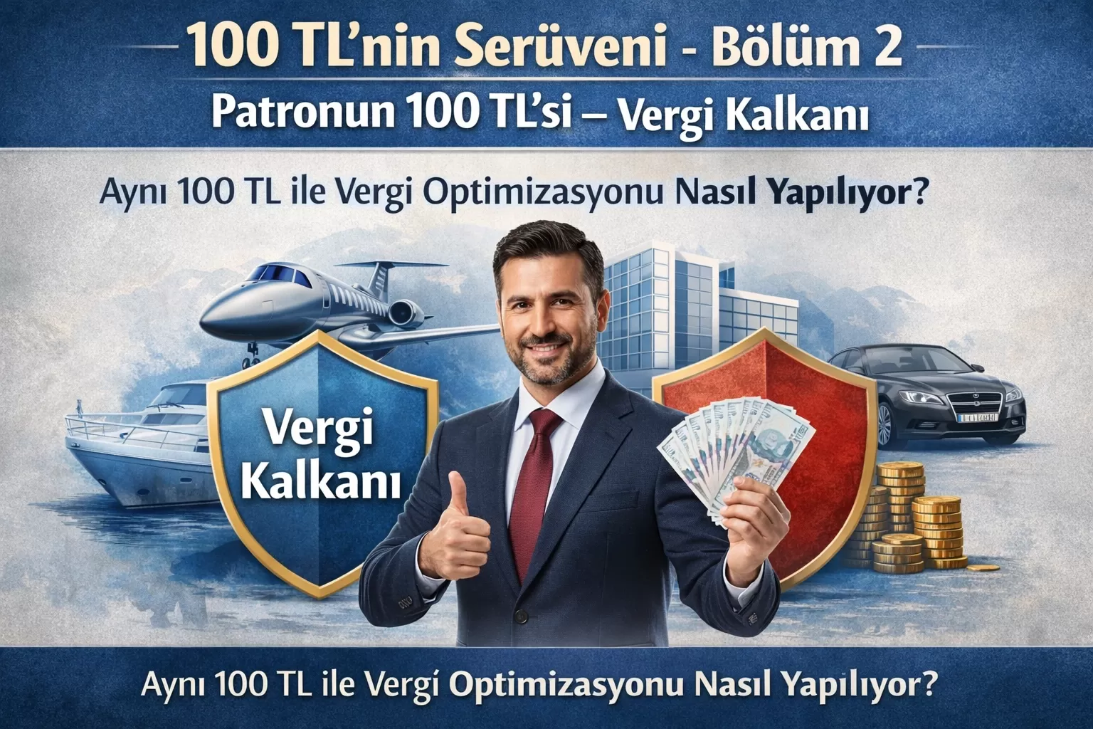 100 TL’nin Serüveni - Bölüm 2: Patronun 100 TL’si  / Vergi Kalkanı, Erteleme Gücü ve Yapısal Avantaj - Benzer İçerik